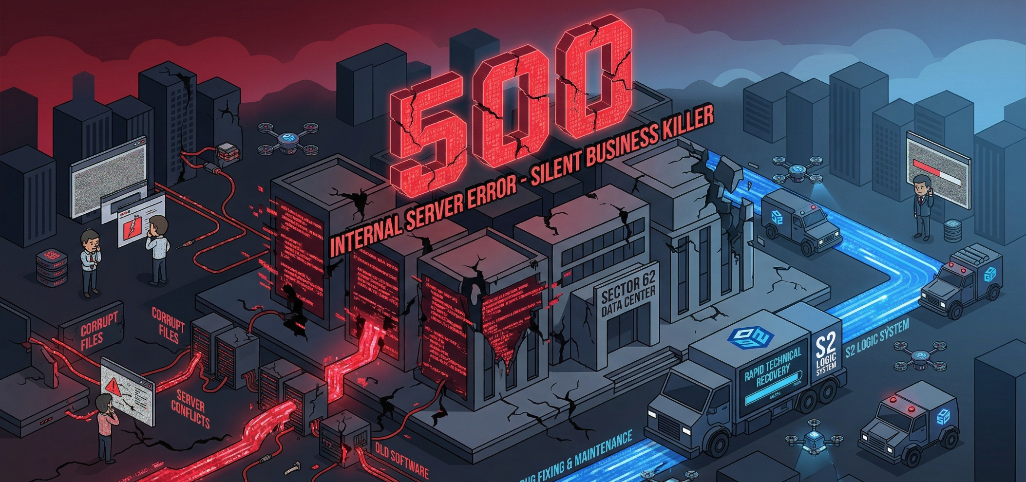 How to Fix 500 Internal Server Errors: Expert Web Troubleshooting in Noida